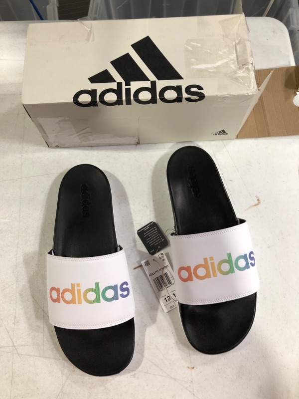 Photo 2 of adidas Men's Adilette Comfort Adjustable Slides Sandal 13  ***LOOK BRAND NEW***