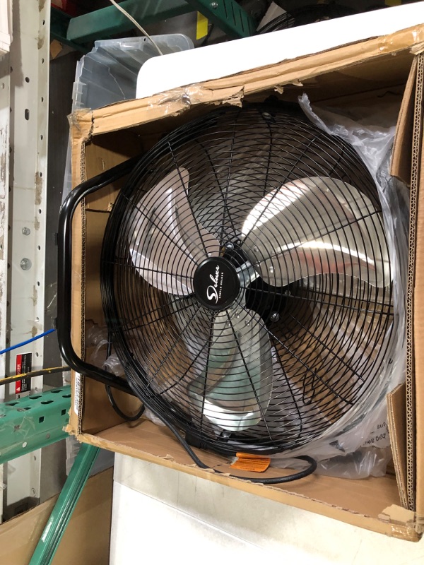 Photo 2 of 20 In. 3-Speed High Velocity Heavy Duty Metal Industrial Floor Fan *NOT TESTED*