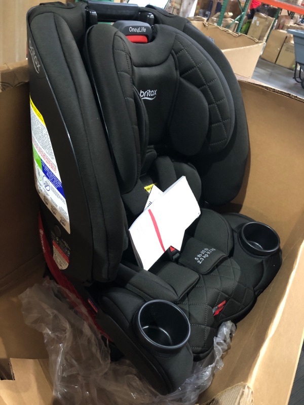 Photo 4 of Britax One4Life ClickTight All-in-One Car Seat, Black Diamond