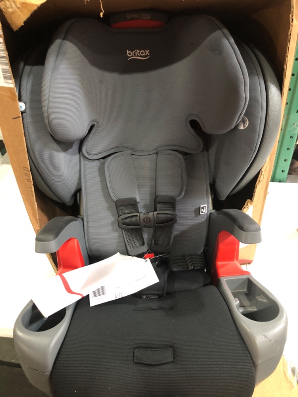 Photo 4 of Britax Grow with You ClickTight+ Harness-to-Booster, Black Ombre SafeWash ClickTight Plus Black Ombre