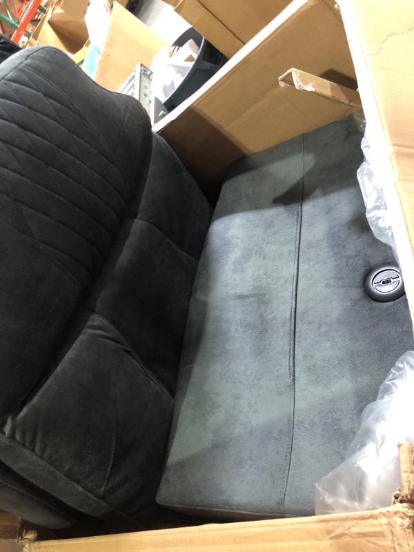 Photo 3 of **INCOMPLETE SET** Flamaker Fabric Recliner Chair Massage Recliner Sofa Chair BOX 2 OF 2