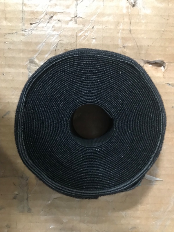 Photo 3 of VELCRO Brand ONE-WRAP Roll Black | 30 Ft x 1-1/2 In | Reusable Self-Gripping Hook and Loop Tape | Cut Straps to Bundle Tie Materials and Tools in Garage Shed or Worksite