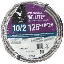 Photo 1 of 10/2 x 125 ft. Solid MC Lite Cable