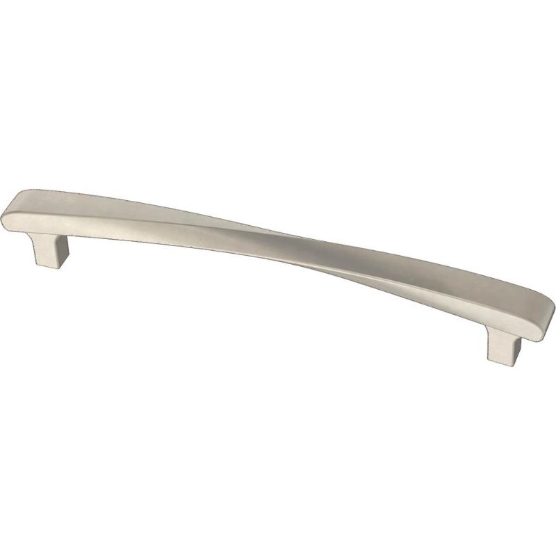 Photo 1 of Liberty Modern Twist 6-5/16 in. (160 Mm) Satin Nickel Cabinet Drawer Pull 2K