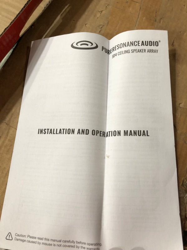 Photo 4 of Pure Resonance Audio SD4 SuperDispersion Ceiling Speaker Array, Built-In 8 Ohm/70 V Transformer 1 Speaker Speaker(s) Only