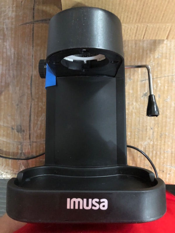 Photo 4 of **item used**does not work great**sold for parts or repair**
IMUSA 4 Cup Electric Espresso/Cappuccino Maker 800 Watts - Black