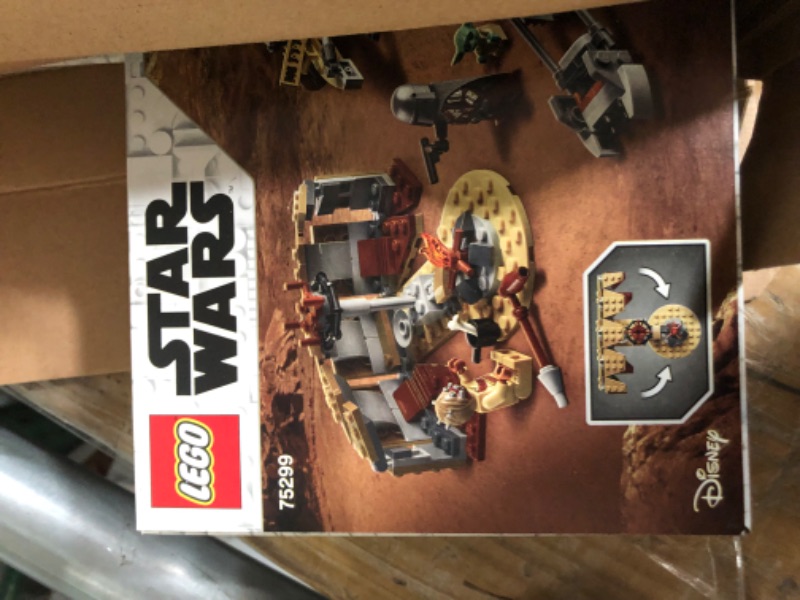Photo 3 of LEGO Star Wars Galactic Adventures 66708, 3-in-1 Building Toy Gift Set: The Mandalorian Trouble on Tatoonie and Imperial Armored Marauder and Clone Wars Duel on Mandalore