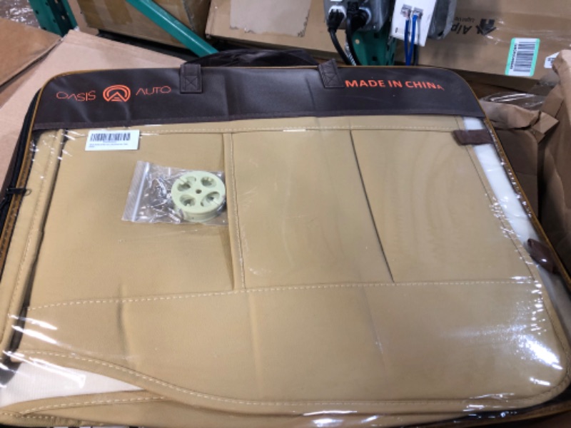 Photo 2 of **NO BACK SEAT COVERS**SEE NOTES**
OASIS AUTO Car Seat Covers Accessories Full Set Premium Nappa Leather Cushion Protector Universal Fit for Most Cars SUV Pick-up Truck, Automotive Vehicle Auto Interior Décor (OD-006 Tan)