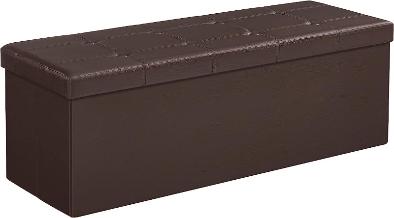 Photo 1 of [Notes] SONGMICS 43 Inches Folding Storage Ottoman Bench,