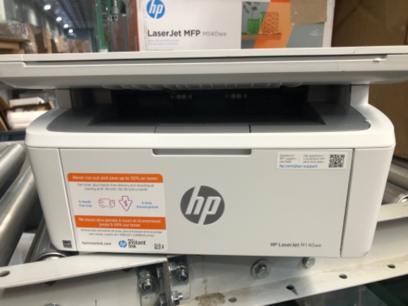 Photo 3 of **DOESN'T CONNECT TO INTERNET**
LaserJet M140we Wireless Black and White Laser Printer with 6 months of Instant Ink included with HP+