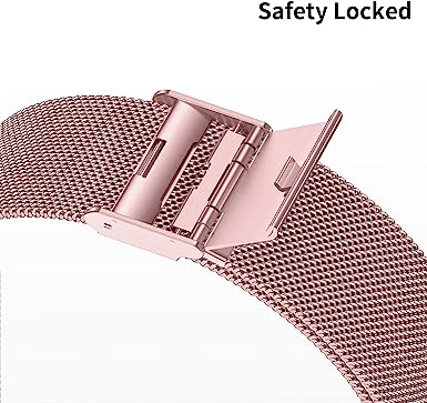 Photo 1 of Easuny Compatible with Apple Watch Band 41mm 40mm 38mm 45mm 44mm 42mm, Rose Gold