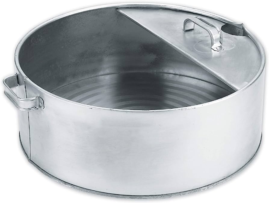 Photo 1 of LUMAX LX-1710 Silver 6 Gallon Galvanized Drain Pan