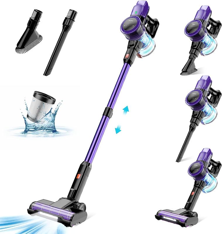 Photo 1 of **SEE NOTES**
DevoacTech Cordless Vacuum Cleaner,