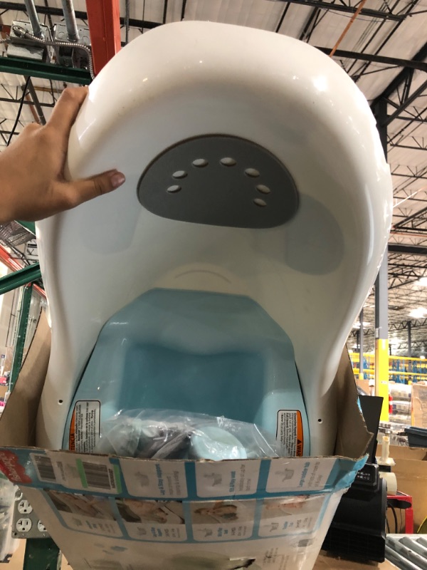 Photo 1 of Fisher-Price 4-In-1 Sling 'N Seat Bath Tub, Pacific Pebble, Baby To Toddler Convertible Tub With Seat And Toys