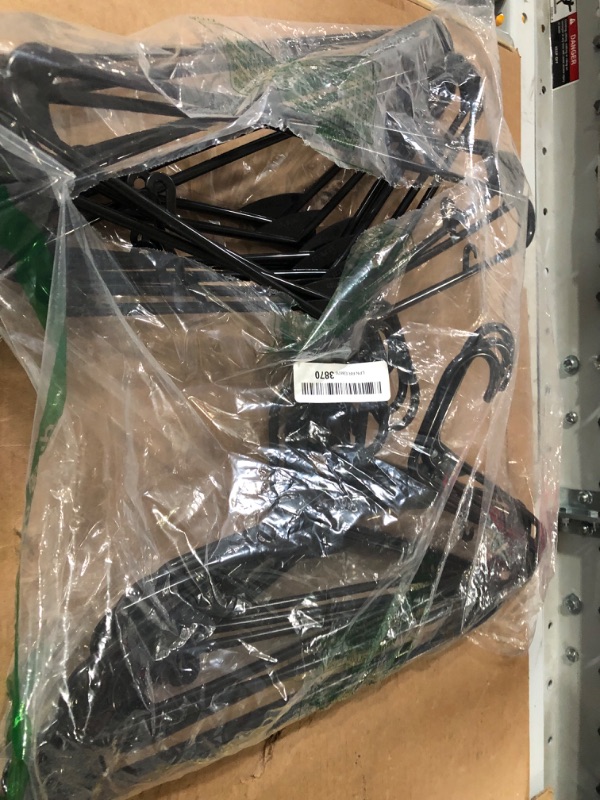 Photo 6 of  Black Plastic Hangers 20 pack