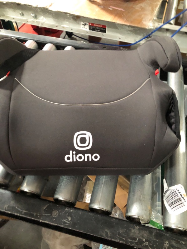 Photo 1 of Diono Solana 2022, No Latch, Single Backless Booster Car Seat, Lightweight, Machine Washable Covers, Cup Holders, Charcoal Gray