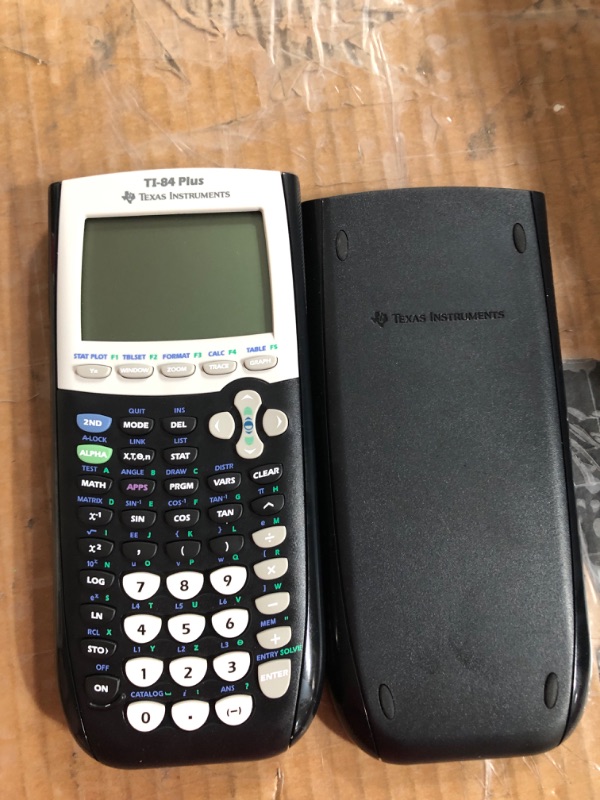 Photo 2 of Texas Instruments TI-84 Plus Graphics Calculator, Black