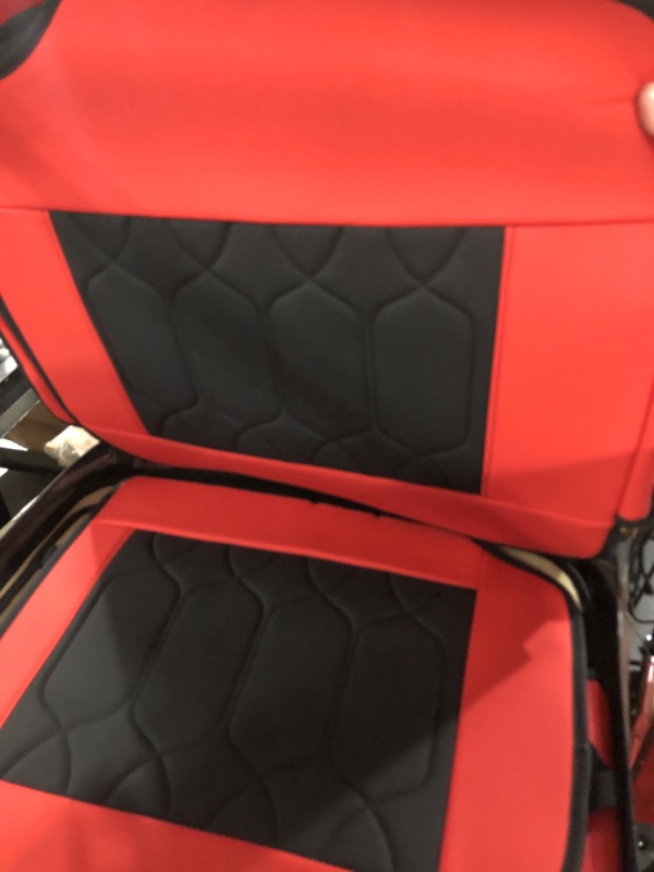 Photo 4 of **See Notes** 
OASIS AUTO Seat Covers Compatible with Toyota Tundra 2007-25 (Full Set, Black&Red) 