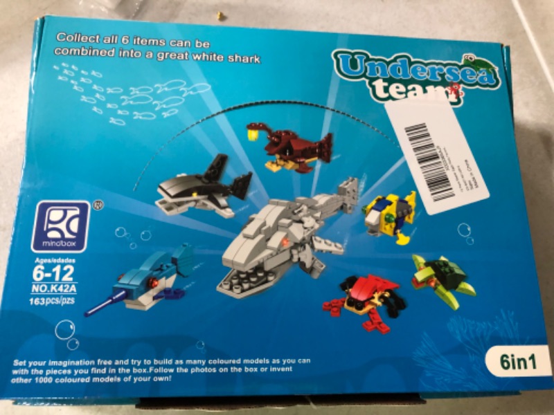 Photo 3 of 24 Pieces Easter Basket Stuffers, Lego Sealife 