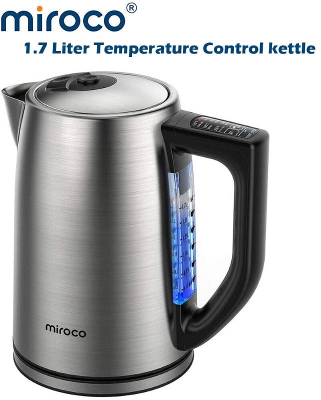 Photo 1 of 1.7 Liter Miroco Kettle EK001 Hot Water Boiler Coffee Tea Bpa-Free 1500W FD19