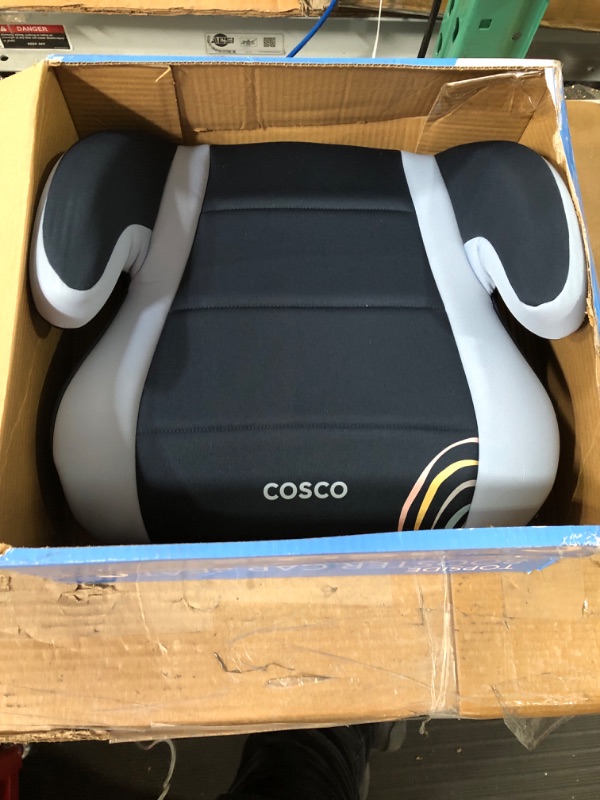 Photo 2 of Cosco Topside Backless Booster Car Seat, Lightweight 40-100 lbs, Rainbow