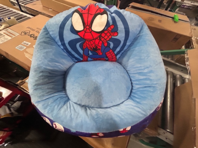 Photo 2 of ***STOCK PHOTO FOR REFERENCE ONLY***see all pictures**
Spider-Man Cozee Fluffy Chair with Memory Foam Seat by Delta Children, 