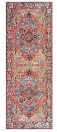 Photo 1 of  2 Ft. 7 in. X 10 Ft. Iris Runner Area Rug, Red