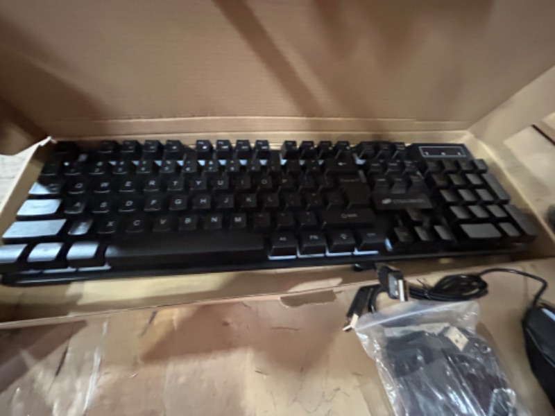 Photo 4 of ***NON-FUNCTIONAL, PARTS ONLY***
STGAubron Gaming Desktop PCRGB Keybaord & Mouse,RGB Mouse Pad,RGB Bluetooth Sound Bar,W10H64
