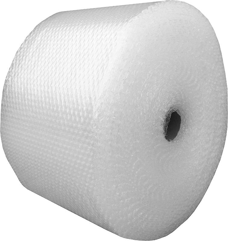 Photo 1 of Amazon Basics Perforated Bubble Cushioning Wrap - Small 3/16", 12-Inch x 175-Foot Long Roll