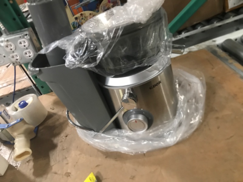 Photo 4 of 1300W GDOR Juicer with Larger 3.2” Feed Chute for Whole Fruits and Veggies, Silver