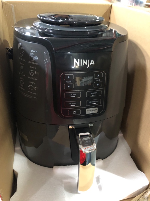 Photo 2 of *UNTESTED* Ninja AF101 Air Fryer, Black/Grey 4 Quarts