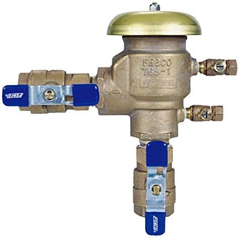 Photo 1 of 1/2 IN Bronze Pressure Vacuum Breaker Backflow Preventer, Quarter Turn Shutoff Valves
