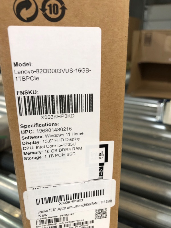 Photo 6 of **LAPTOP IS LOCKED**Lenovo IdeaPad 1i 15.6" Laptop - Intel Core I5 Processor - 8GB RAM Memory - 256GB SSD Storage - Windows 11 Home - Gray (82QD003VUS)
