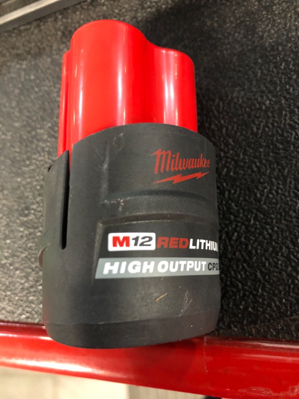 Photo 2 of Milwaukee 48-11-2425 M12 REDLITHIUM HIGH Output CP 2.5Ah Battery