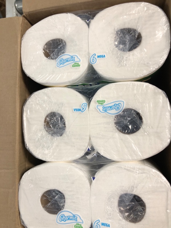 Photo 3 of Charmin Ultra Gentle Toilet Paper, 18 Mega Rolls = 72 Regular Rolls