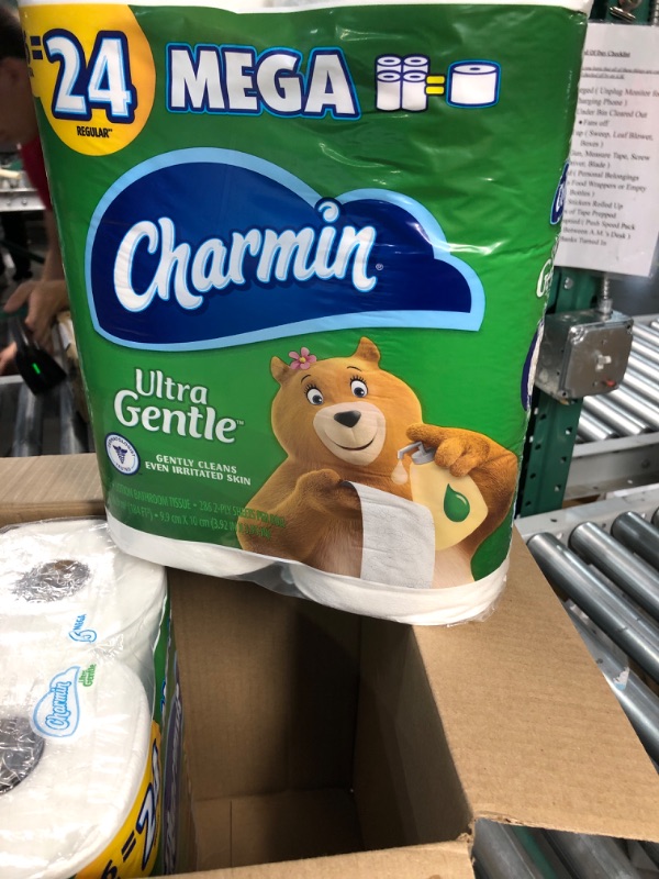 Photo 2 of Charmin Ultra Gentle Toilet Paper, 18 Mega Rolls = 72 Regular Rolls