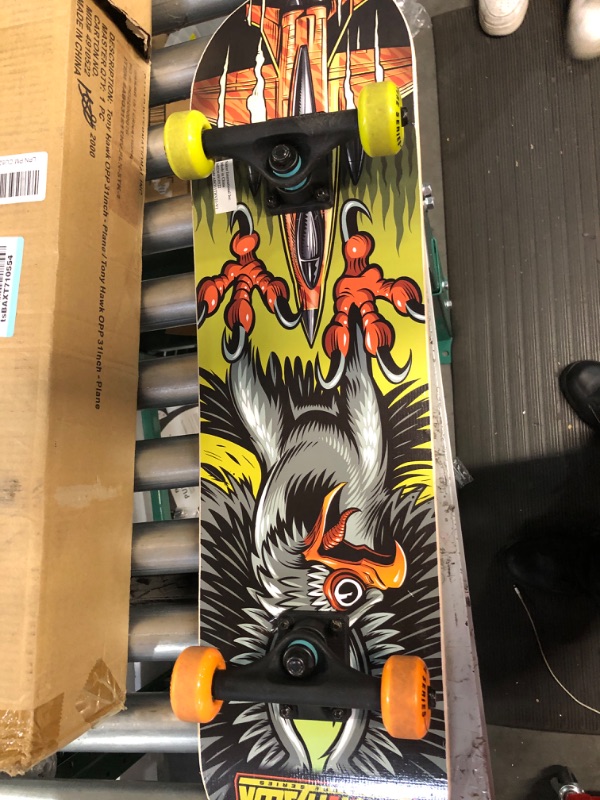 Photo 2 of  SLIGHT WEAR FAIRLY NEW**Tony Hawk 31" Skateboard - Signature Series Skateboard with Pro Trucks, Full Grip Tape, 9-Ply Maple Deck, Ideal for All Experience Levels Slime Plane