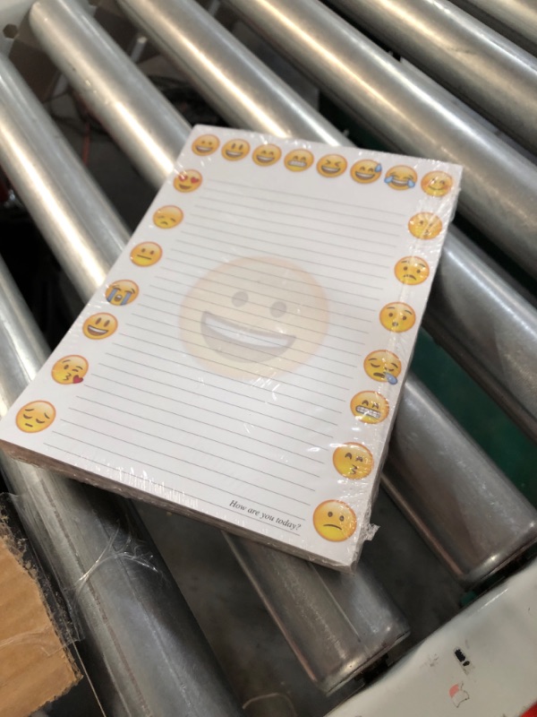 Photo 2 of 3 Pack of Emoji Pads, 8.5 x 6.1 Notepads