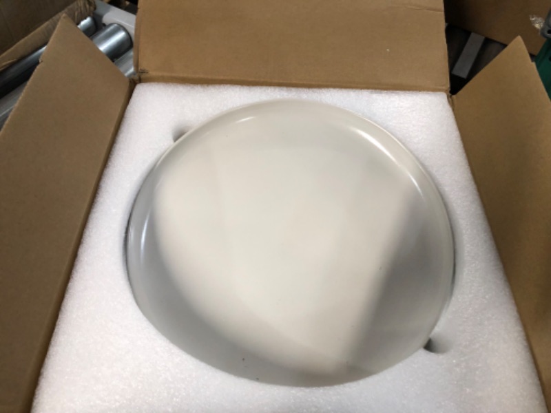 Photo 2 of **USED**MISSING ONE PLATE** 
AmorArc Ceramic Dinner Plates Set of 6, Wavy Rim 10.5 Inch