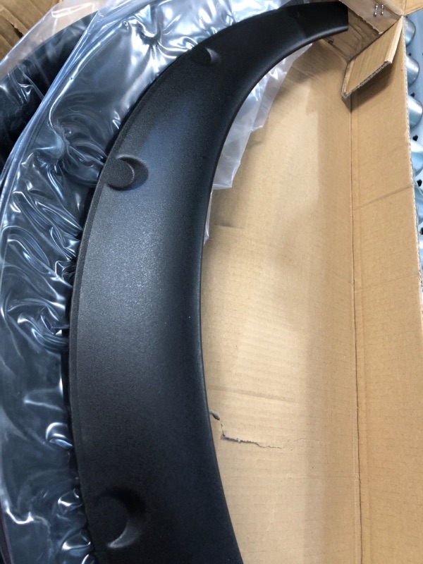 Photo 1 of BLACKHORSE-RACING 4PCS Universal Fender Flares 2"/50mm Wide Body Kit Wheel Arches Durable PU 790 x 320 x 50