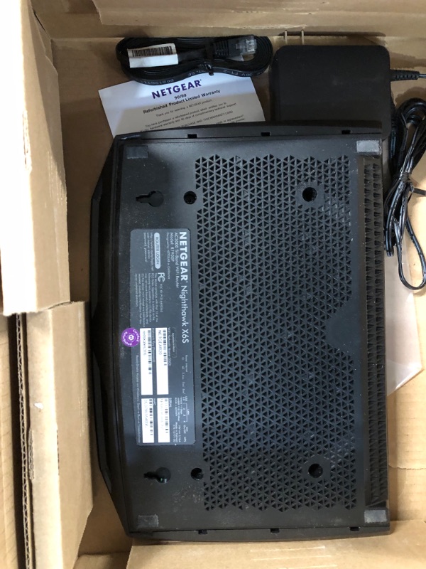 Photo 2 of NETGEAR Nighthawk X6 Smart WiFi Router R7900 AC3000 Tri-Band Up to 3000Mbps wireless speed Up to 3,500 sq. ft of coverage Compatible with Amazon Echo/Alexa (Renewed)