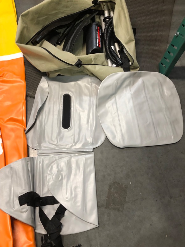 Photo 1 of *UNTESTED/SEE NOTES** ORANGE/YELLOW Intex Excursion Pro Kayak Series 2-person Set WITH HAND PUMP