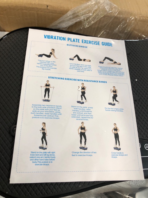 Photo 3 of *missing piece/see notes** TODO Vibration Plate Exercise Machine Whole Body - black