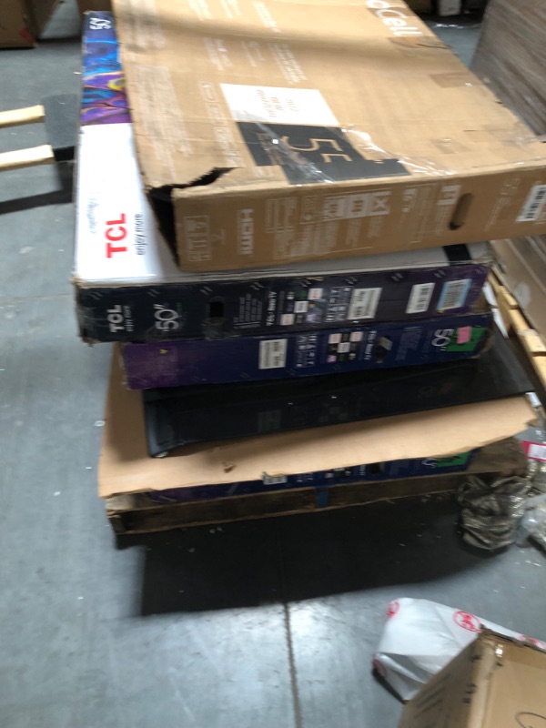 Photo 3 of **BROKEN PALLET OF TVS