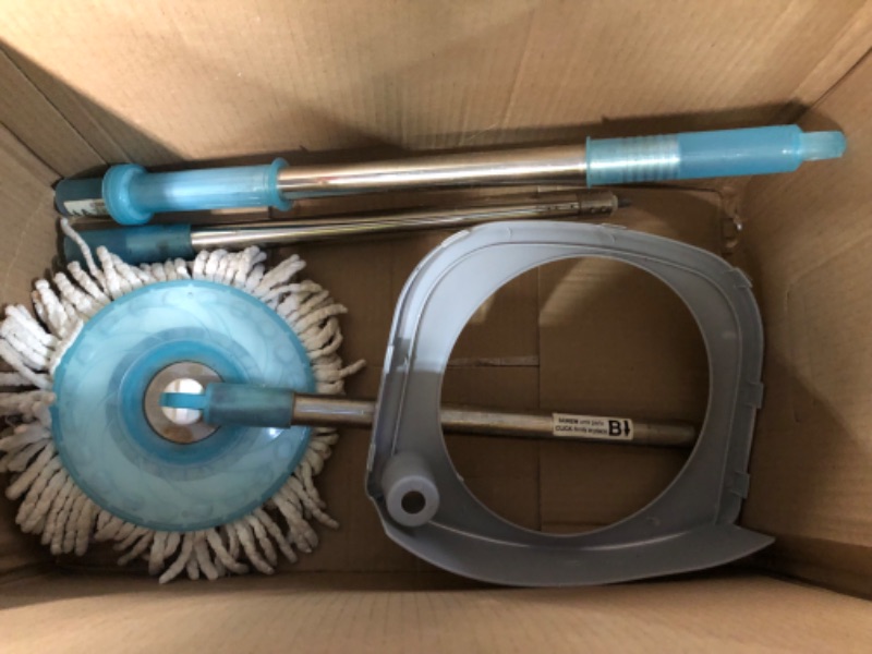 Photo 1 of [Used] EasyWring Microfiber Spin Mop and Bucket System -  Blue 