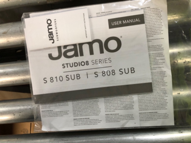 Photo 8 of [See Notes] Jamo S810 Sub Black
