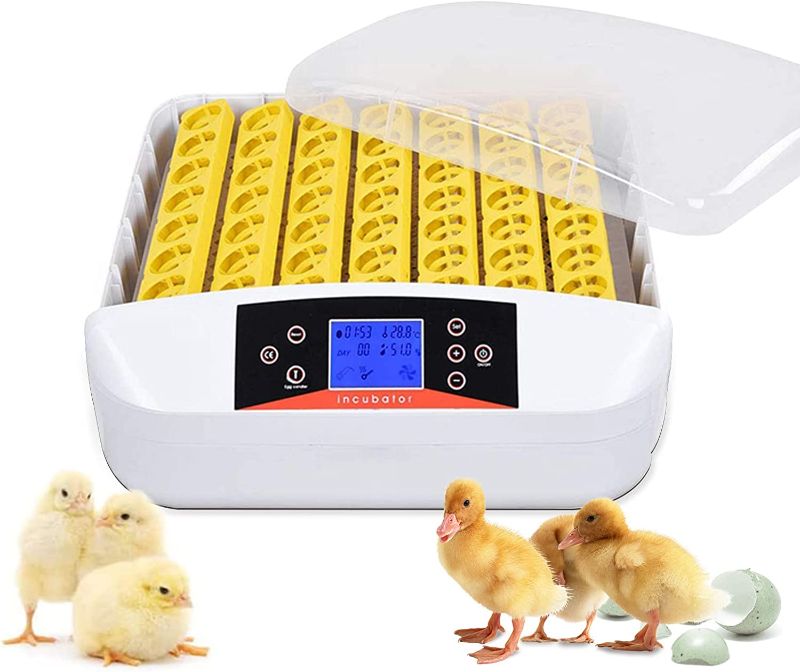 Photo 1 of ***PARTS ONLY NOT FUNCTIONAL***Meuiosd Egg Incubator ?56 Eggs Fully Automatic Egg Incubator with LED Lighting 
