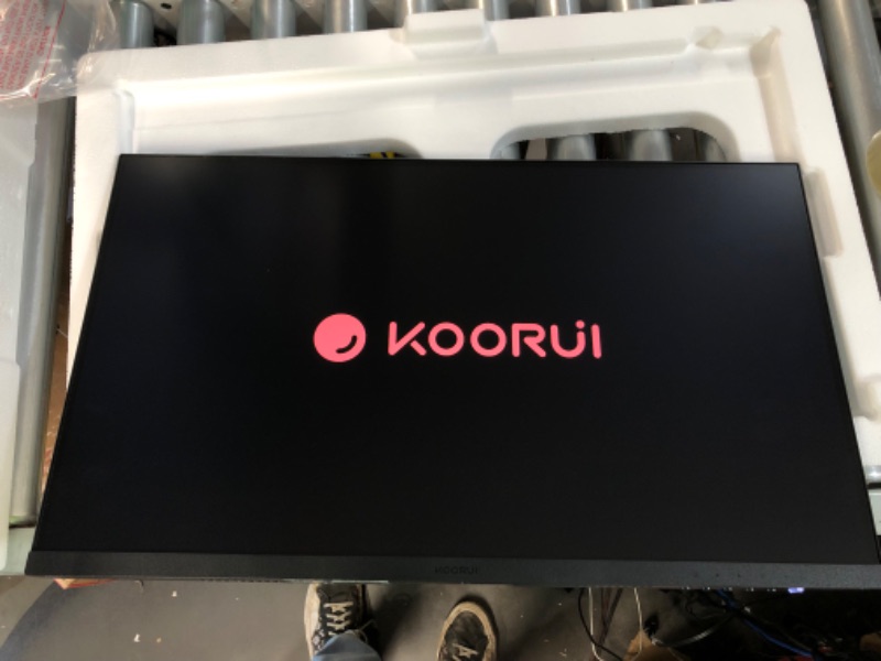 Photo 2 of KOORUI 27 Inch QHD Gaming Monitor 144 Hz, VA, 1ms (2560x1440, HDMI, DisplayPort) Black
