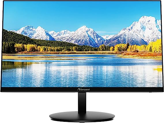 Photo 1 of [Like New]  Norcent 24 Inch Computer Frameless Monitor, 75Hz Full HD 1920 x 1080P I