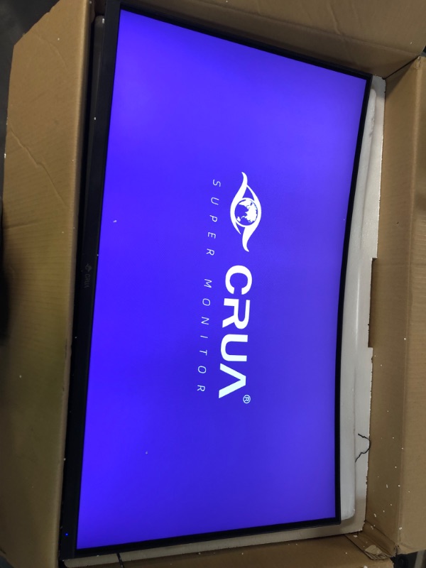 Photo 4 of [Like New] CRUA 32" 144Hz/165Hz Curved Gaming Monitor,1800R Display,1ms
